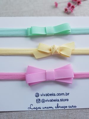 Laço Baby Coleção Mônica – Kit c/3
