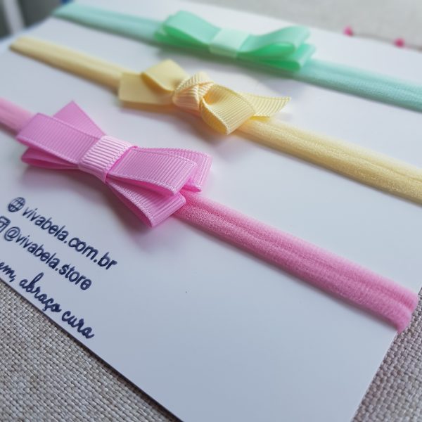 Laço Baby Coleção Mônica - Kit c/3 - Imagem 2