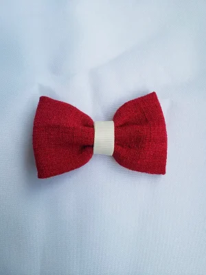 Laço Infantil Artesanal Vermelho – Aurora