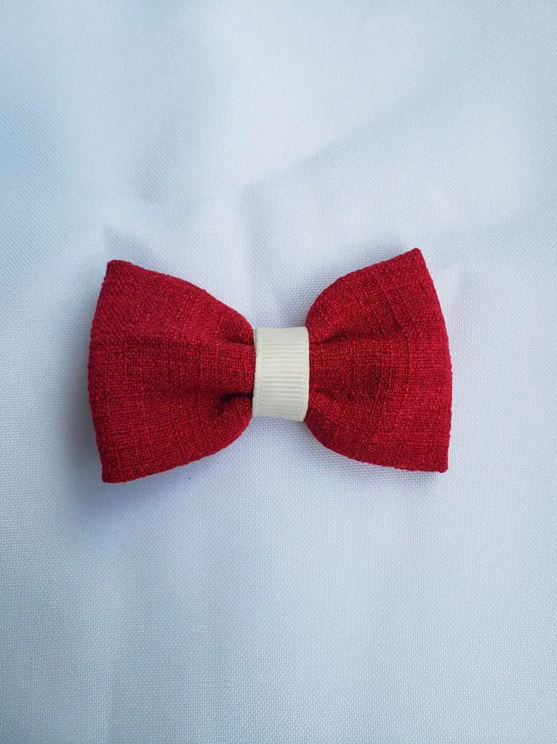 Laço Infantil Artesanal Vermelho - Aurora