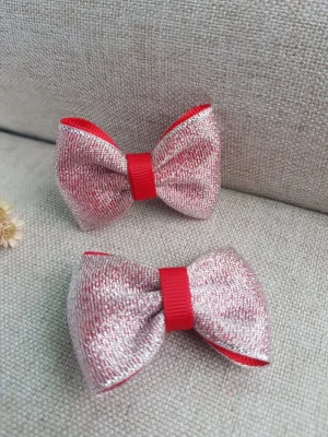 Laço Infantil Artesanal Vermelho – Júlia
