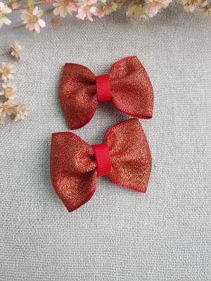 Laço Infantil Artesanal Vermelho – Lua