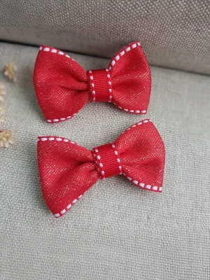 Laço Infantil Artesanal Vermelho – Meg
