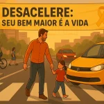 Maio Amarelo 2025 - Desacelere. Seu bem maior é a vida